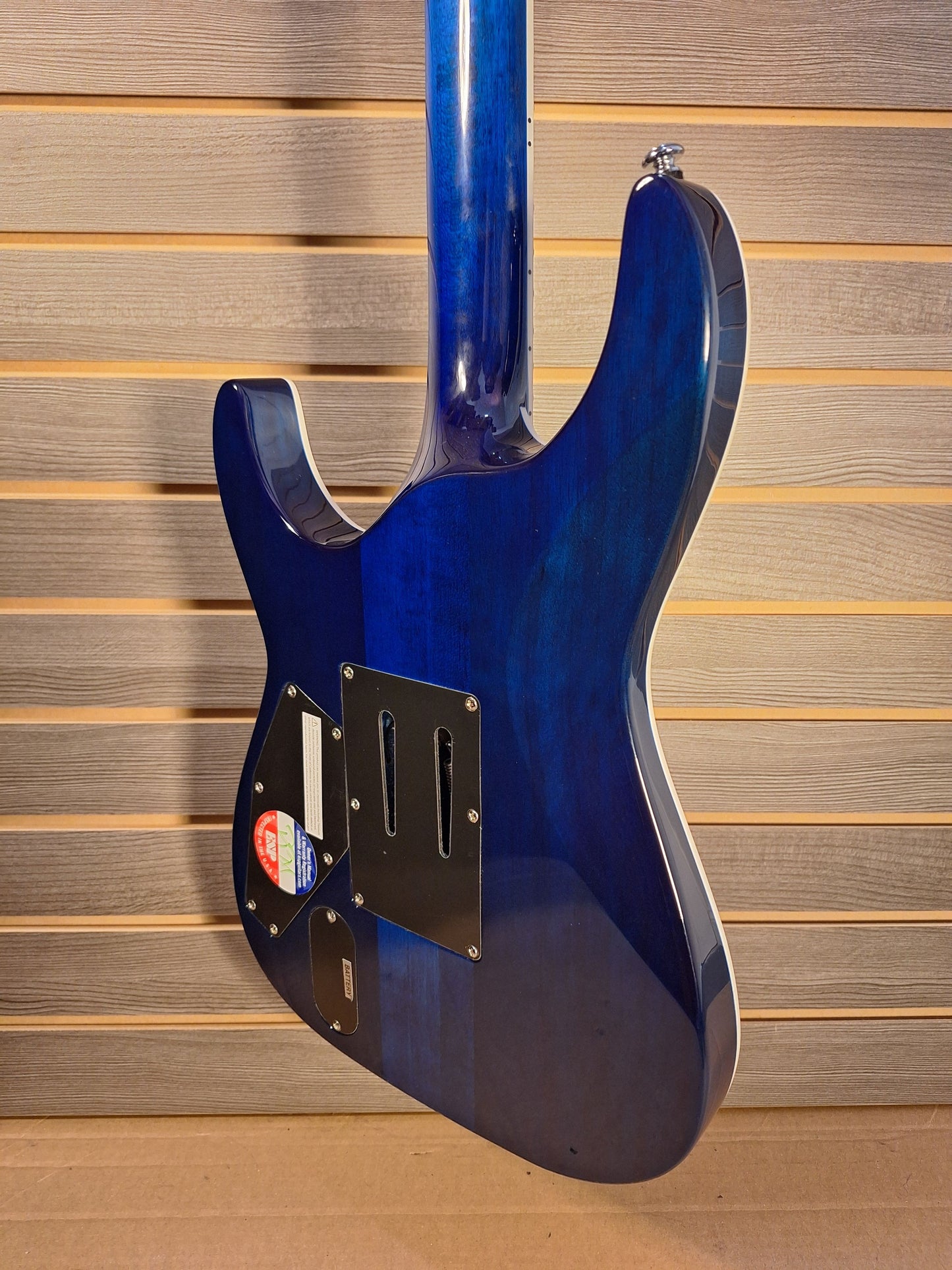 LTD MH-1000QM Black Ocean Electric Guitar