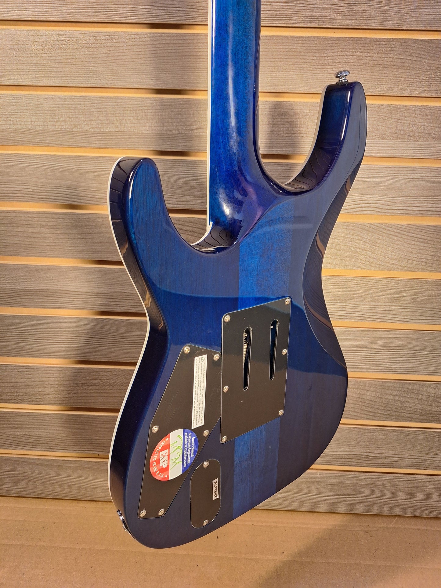 LTD MH-1000QM Black Ocean Electric Guitar
