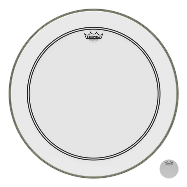 Remo 20 Coated Powerstroke 3 Drumhead With White Impact Patch