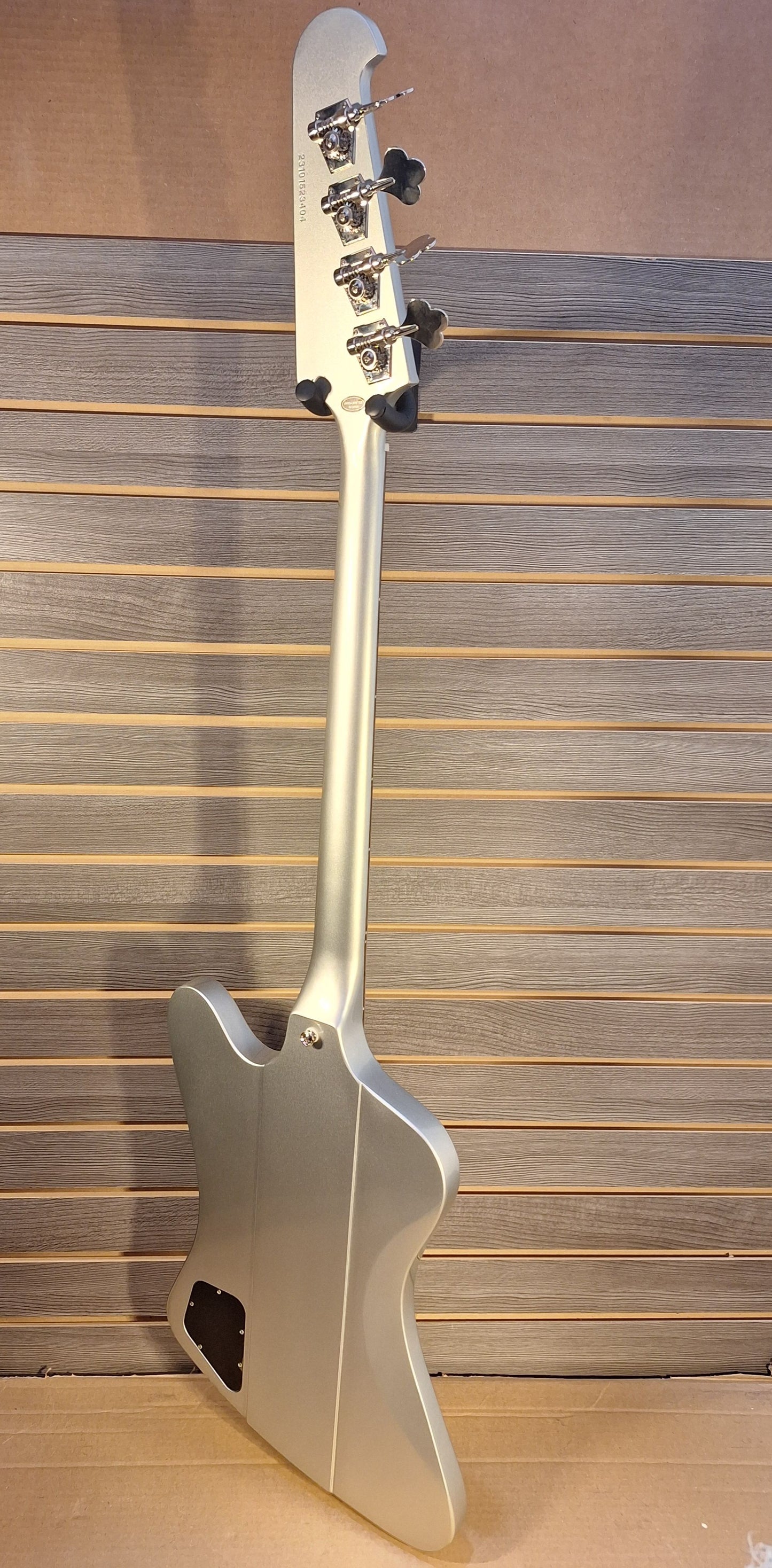 Epiphone Thunderbird '64 Electric Bass. Silver Mist W Premium Gig Bag