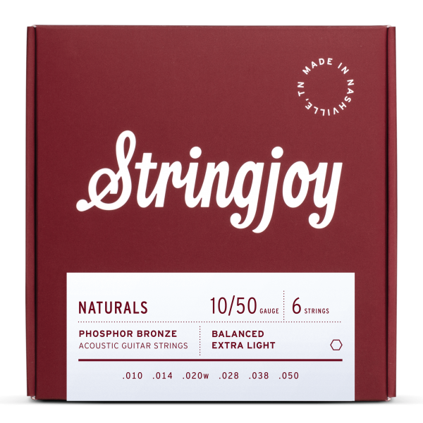 Stringjoy Phosphor Bronze Acoustic Extra light 10/50 Guitar Strings