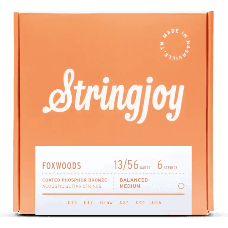 Stringjoy Foxwood Acoustic Guitar Strings 13/56