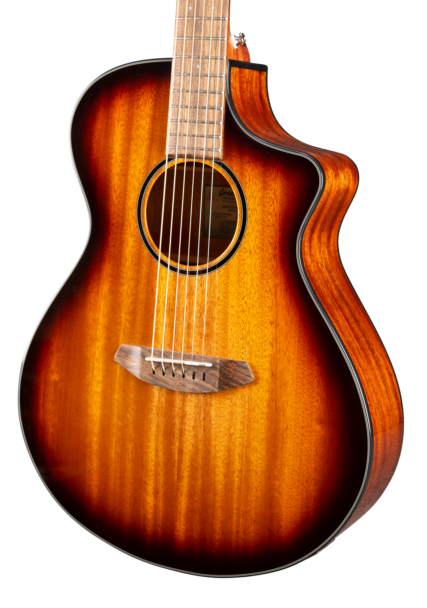 Breedlove Discovery Concert Edgeburst CE European African Mahogany