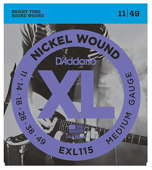 D'Addario EXL115 Electric Guitar Strings