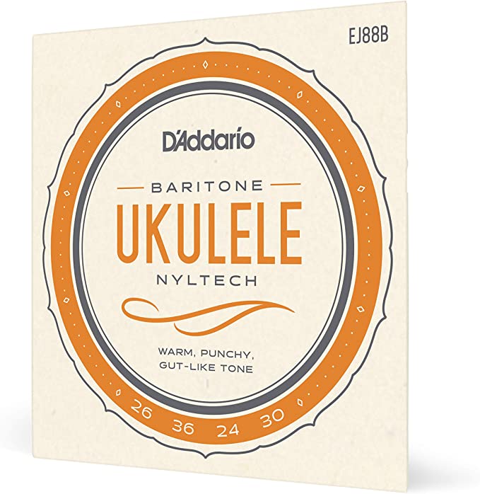 D'Addario Baritone Ukulele Nyltech Strings EJ88B