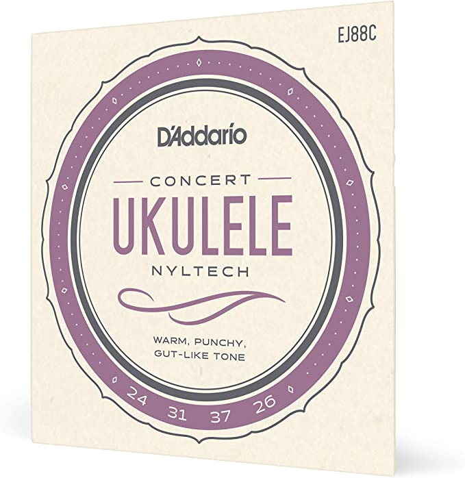 D'Addario Concert Ukulele Nyltech EJ88C Strings