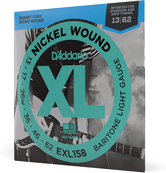 D'Addario Electric Baritone Guitar Strings EXL158