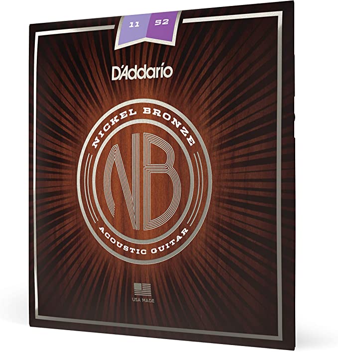 D'Addario Nickel Bronze 11\52 Accoustic Strings