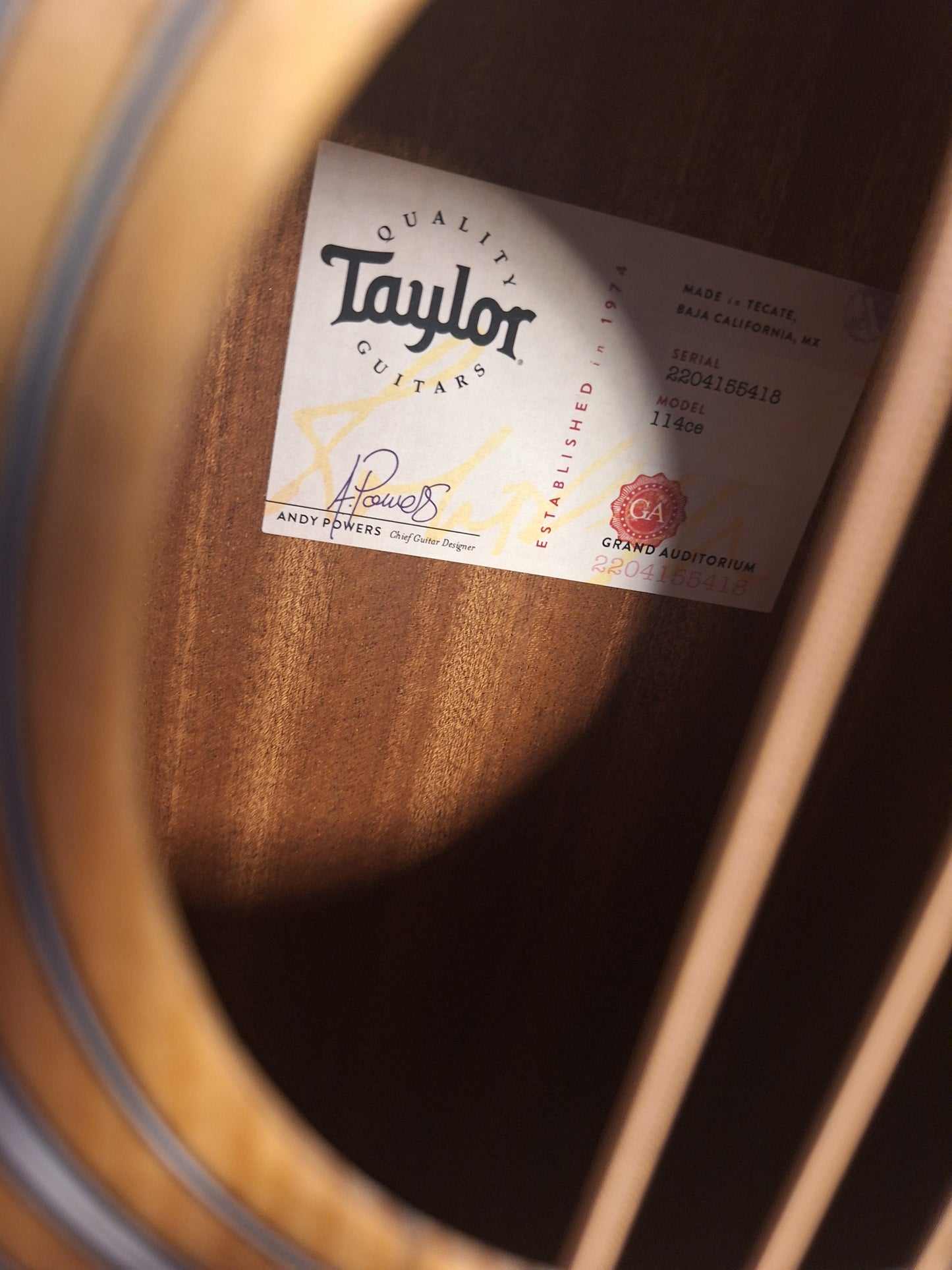 Taylor 114CE Acoustic/Electric Guitar