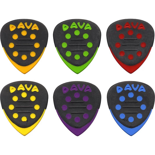 Dava Control Grip Tips Picks 6 Pack
