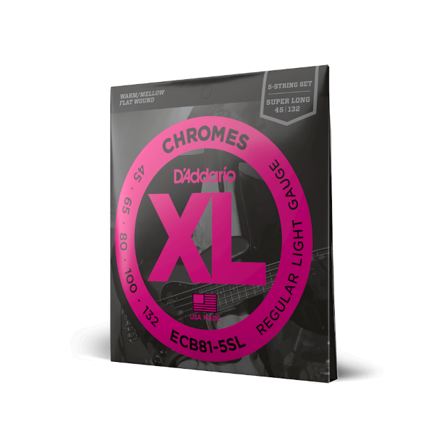 D'Addario ECB81-5SL Bass Strings 45/132