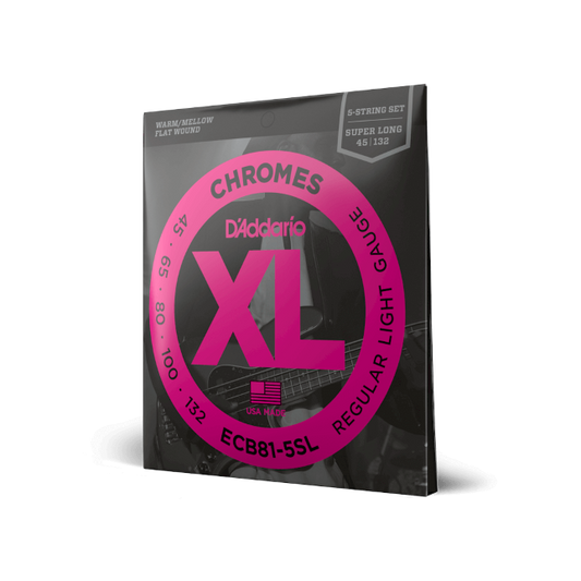 D'Addario ECB81-5SL Bass Strings 45/132