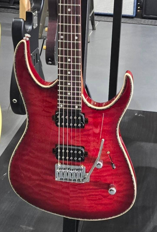 Used Leo Jaymz Hurricane Electric Guitar Red