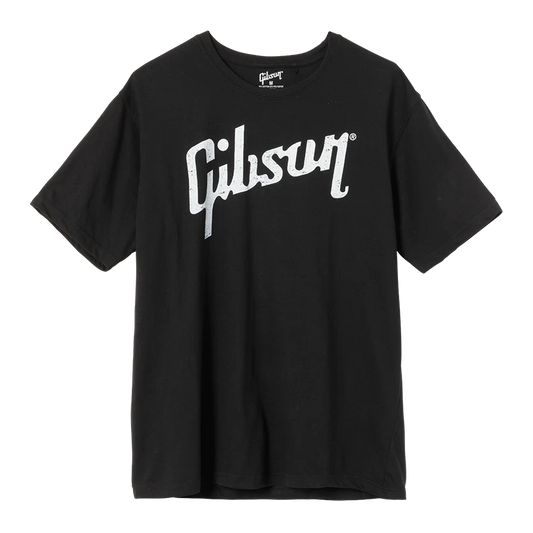 Gibson Distressed Black T-shirt 3XL