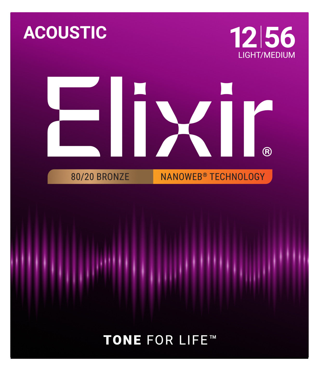Elixir Bronze 80/20 Strings 12/56