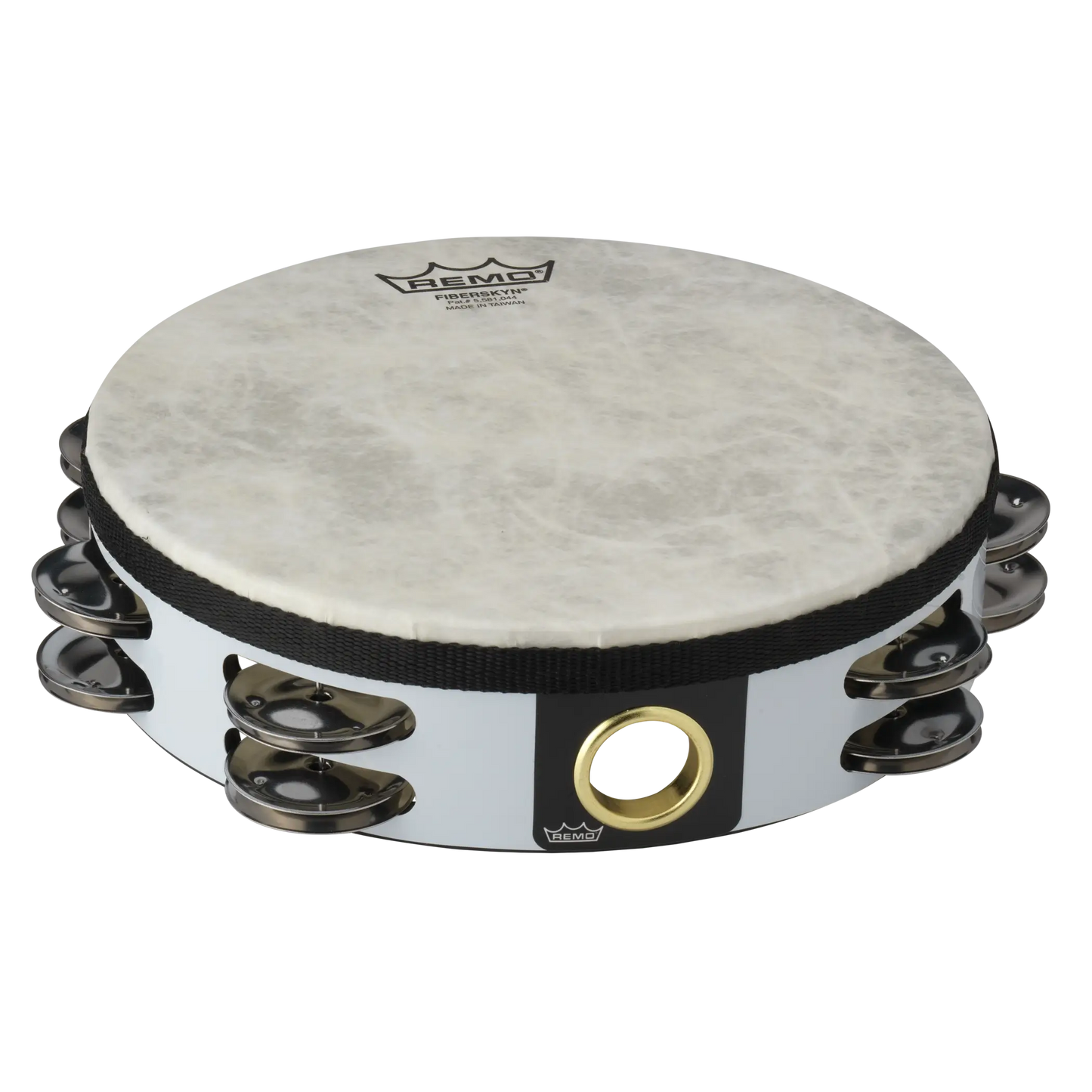Remo Tambourine 8" Double Row White TA-5208-00