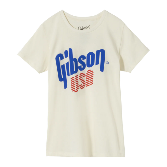 Gibson USA Women's Tee Vintage White 2XL