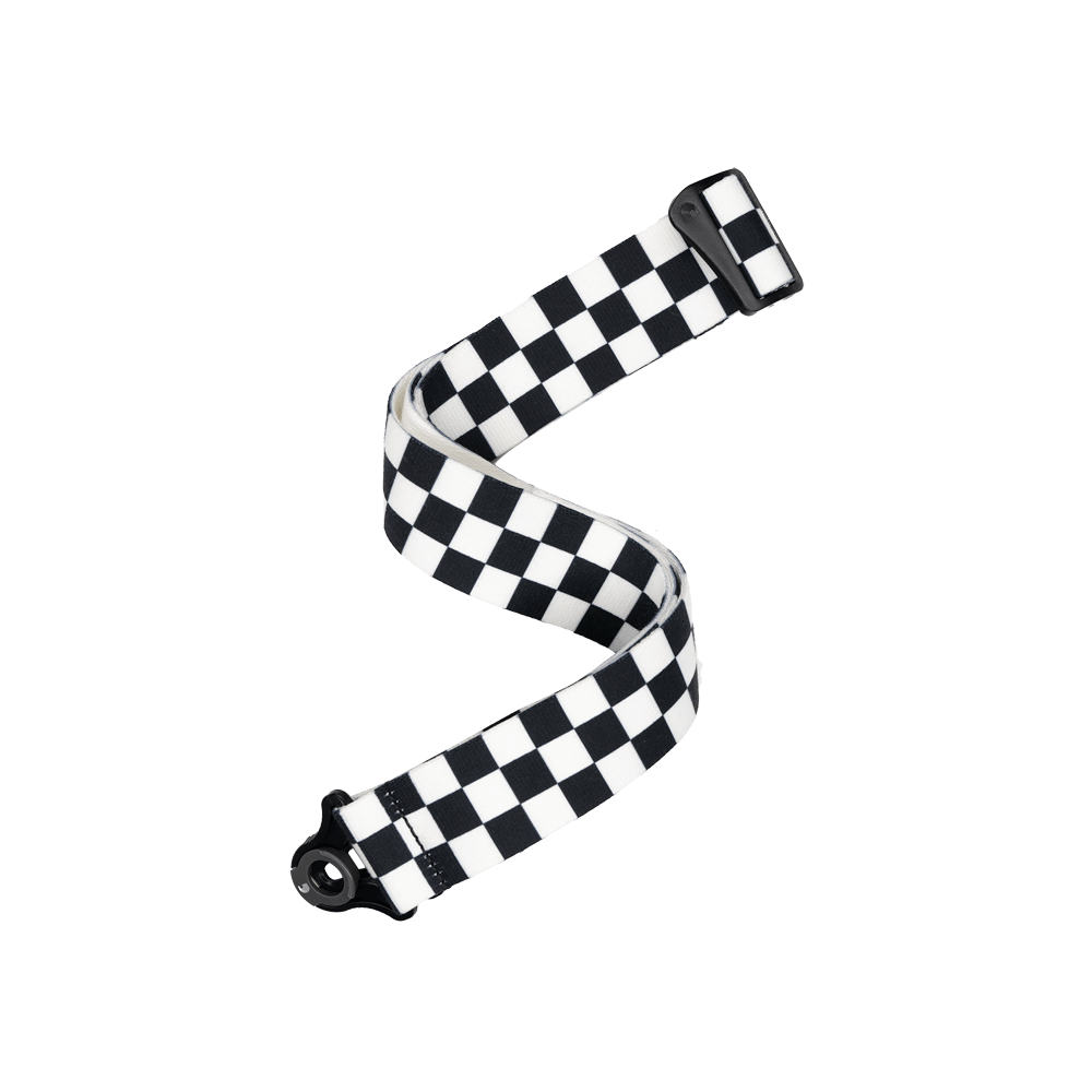 D'Addario Autolok Strap Skater Checkerboard 50BAL13