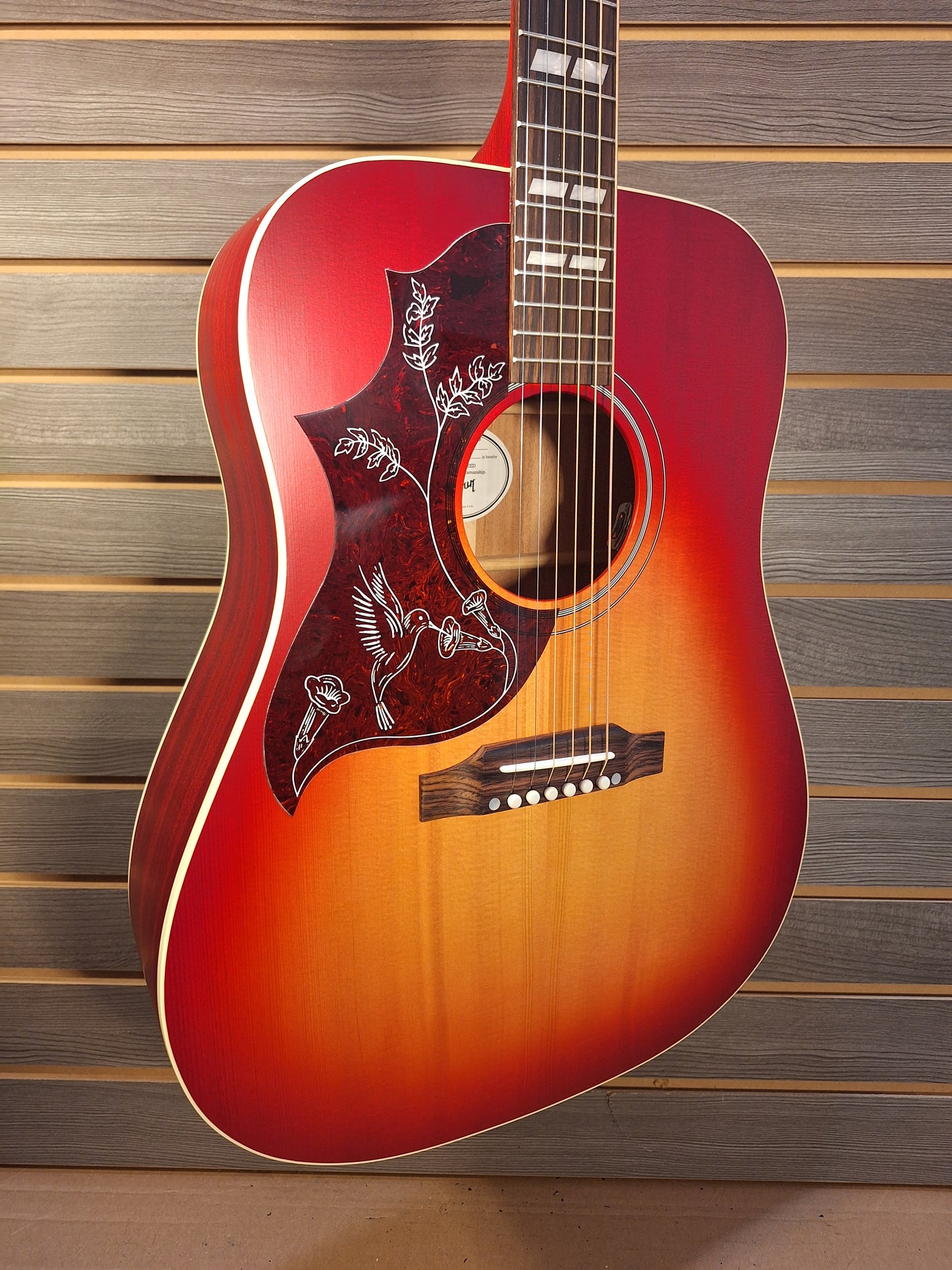 Gibson Hummingbird Special Vintage Cherry Sunburst  Lefty Acoustic/electric Guitar With Premium Gig Bag
