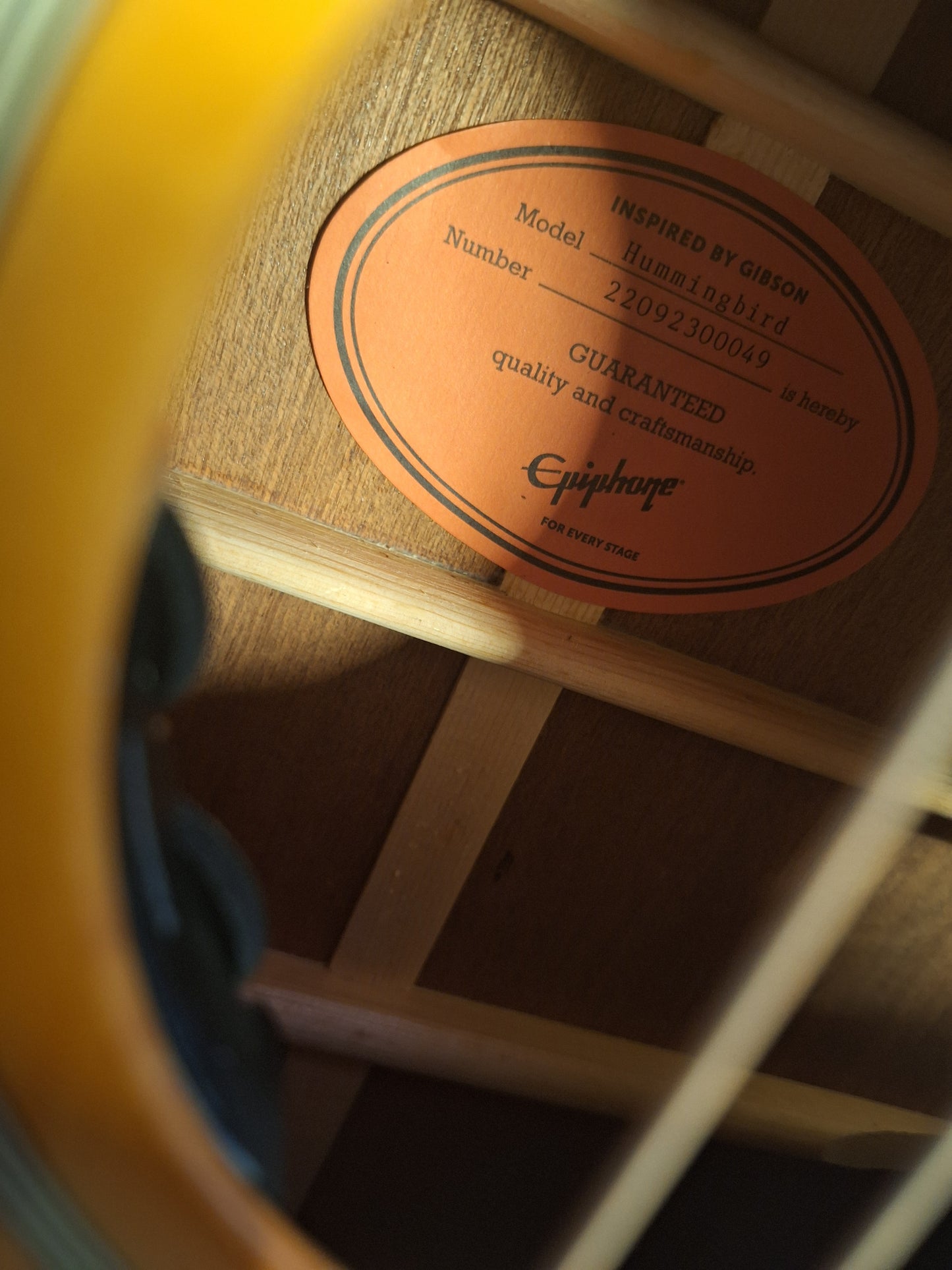Epiphone Hummingbird Aged Natural Gloss (1)