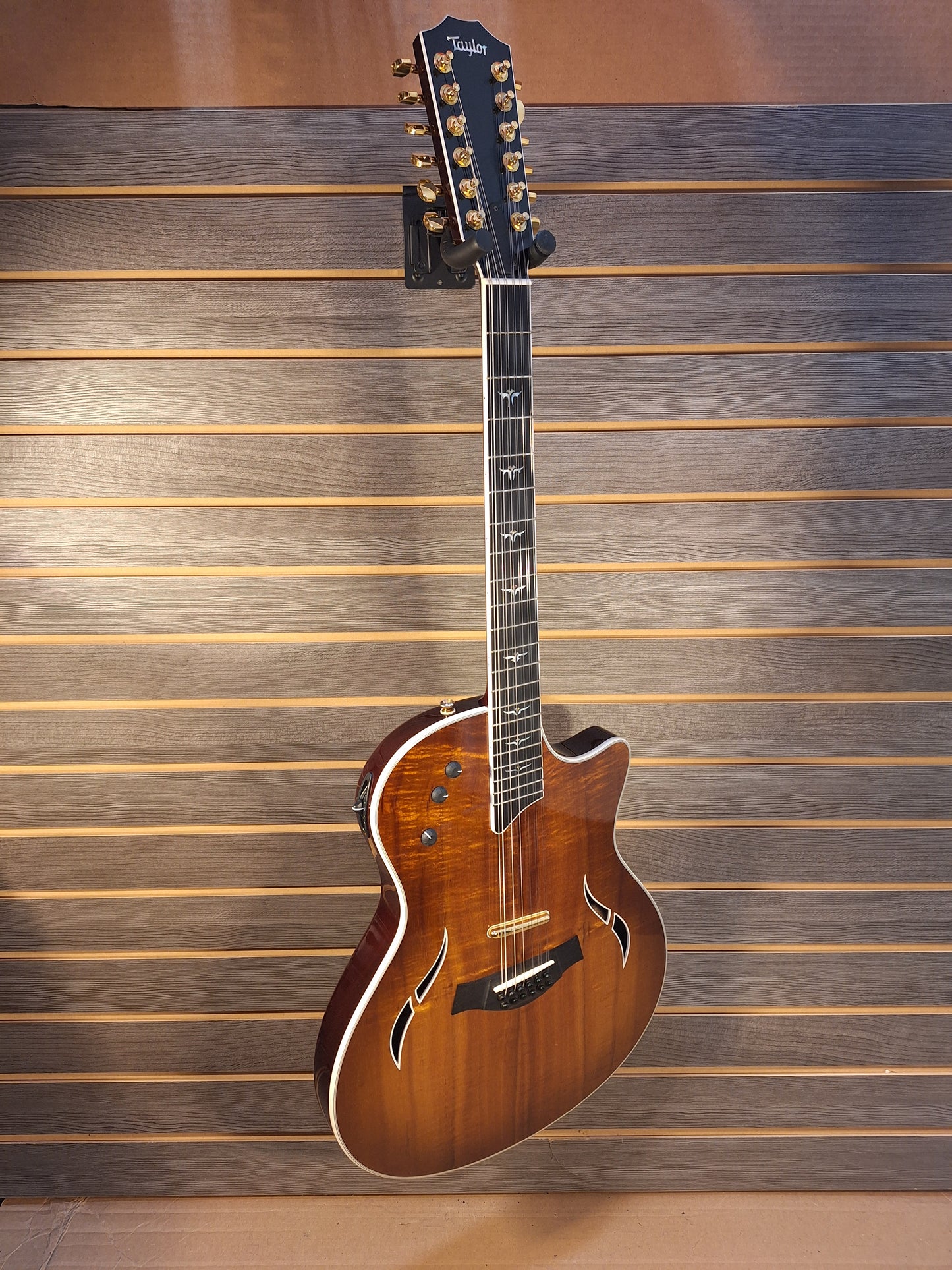 2009 Taylor T5C2-12 String Custom Koa Electric Guitar With Hard Case