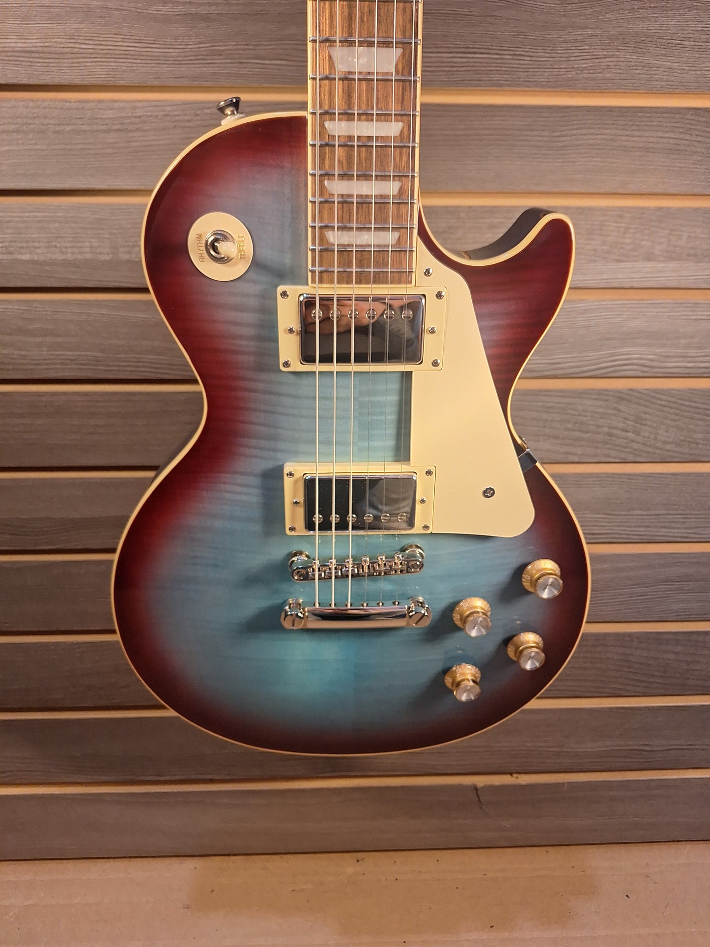 Epiphone Les Paul Standard 60s Figured Blueberry Burst With Gig Bag