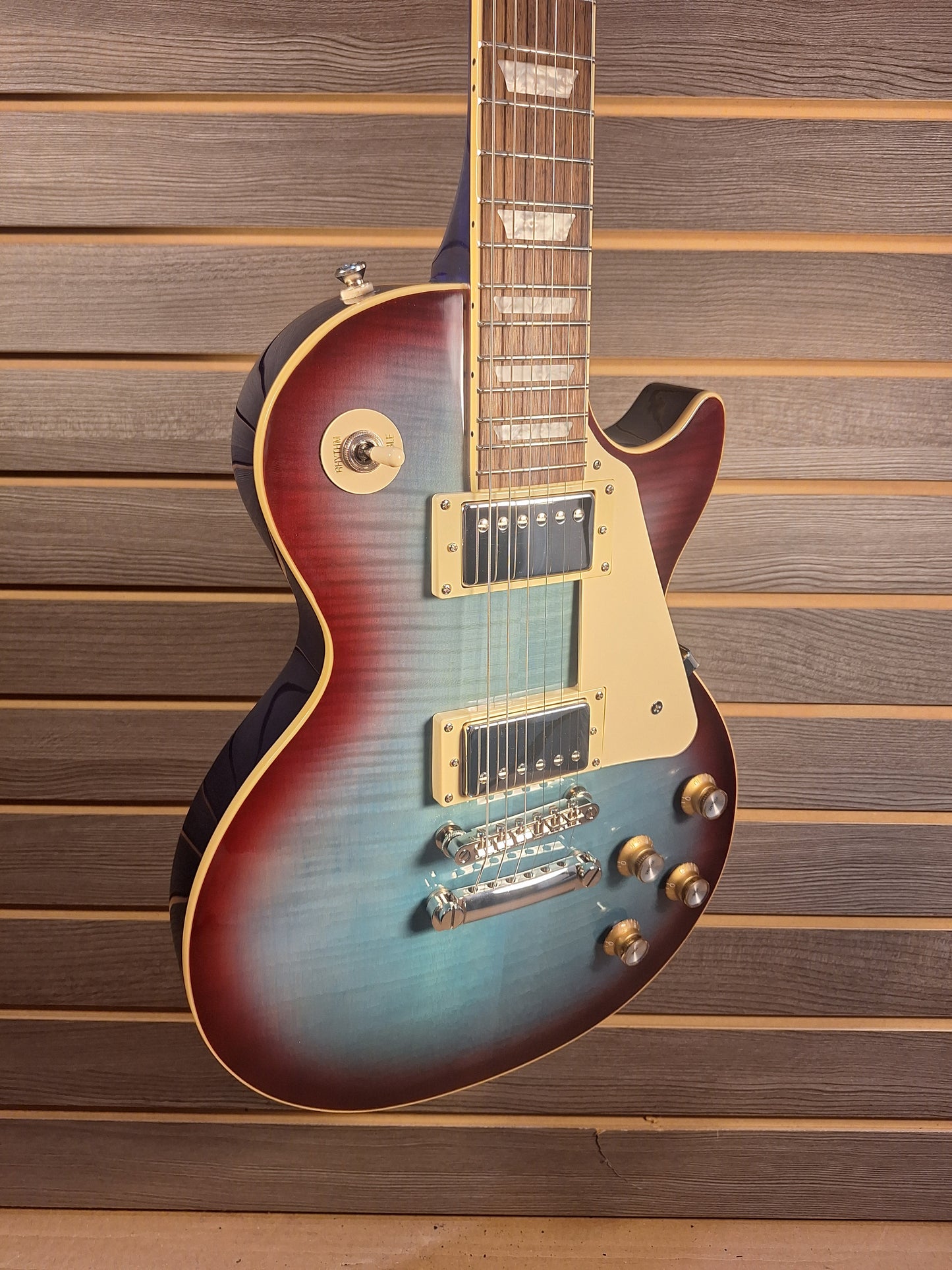 Epiphone Les Paul Standard 60s Figured Blueberry Burst With Gig Bag