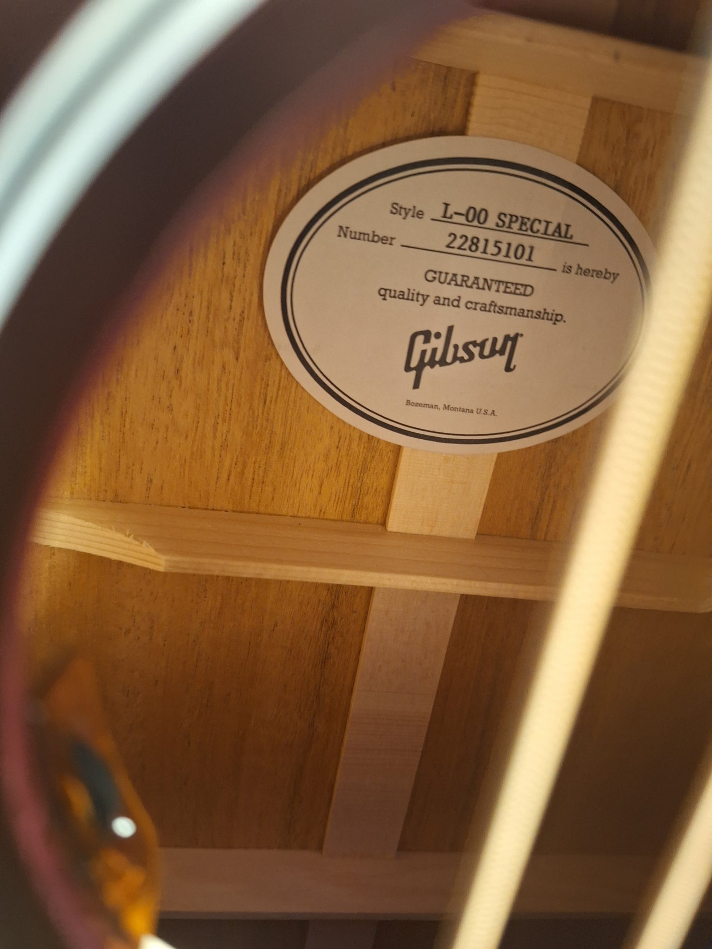 Gibson L-00 Special Satin Red Wine With PremiumSoft Case