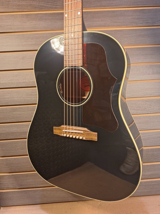 Gibson 50s J-45 Original Ebony Acousti Electric Guitar with Hardcase