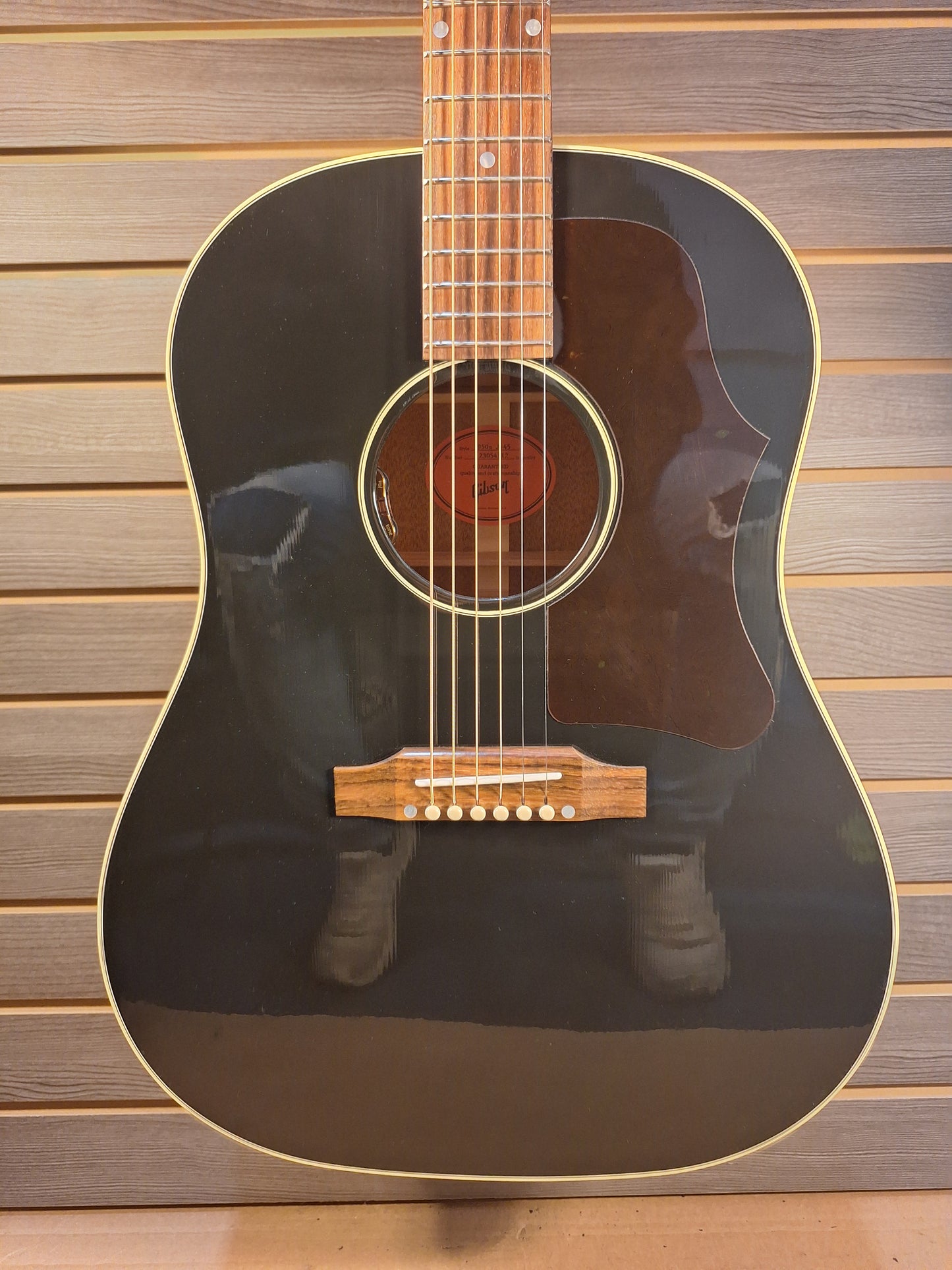 Gibson 50s J-45 Original Ebony Acousti Electric Guitar with Hardcase