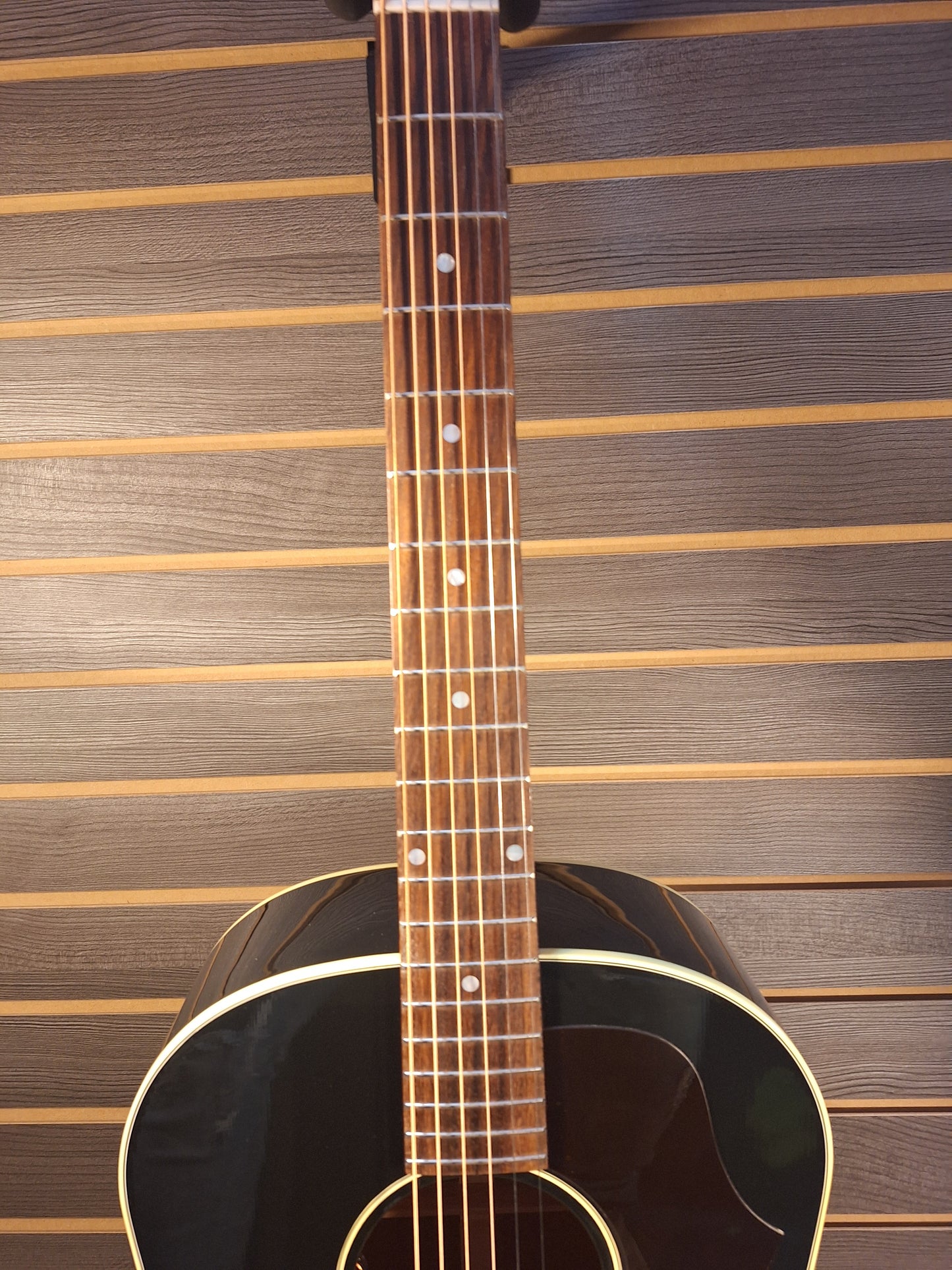 Gibson 50s J-45 Original Ebony Acousti Electric Guitar with Hardcase