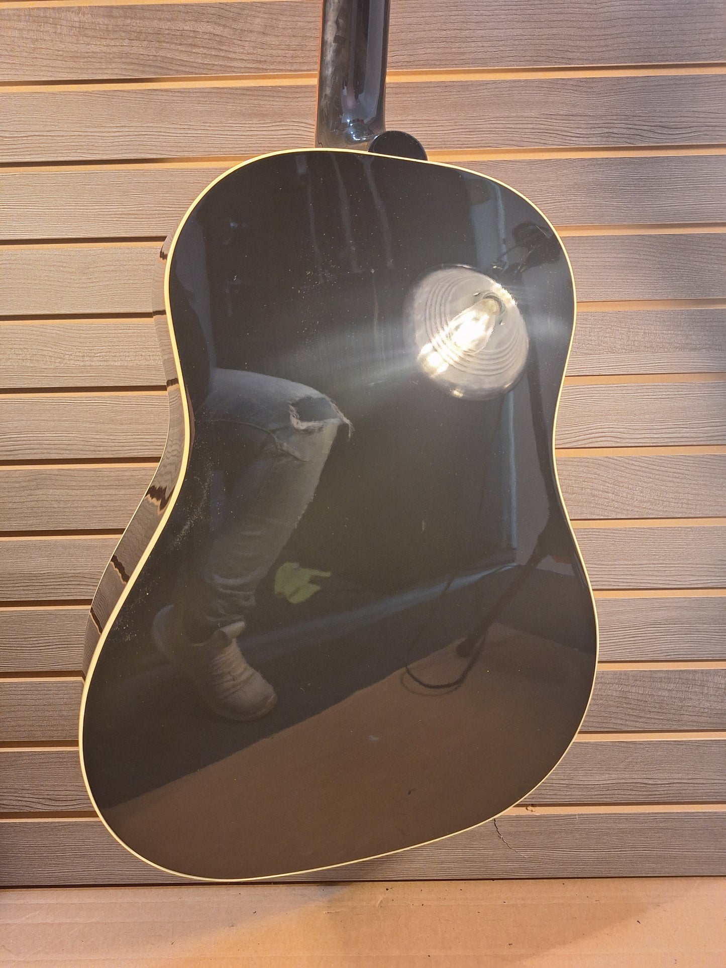 Gibson 50s J-45 Original Ebony Acousti Electric Guitar with Hardcase