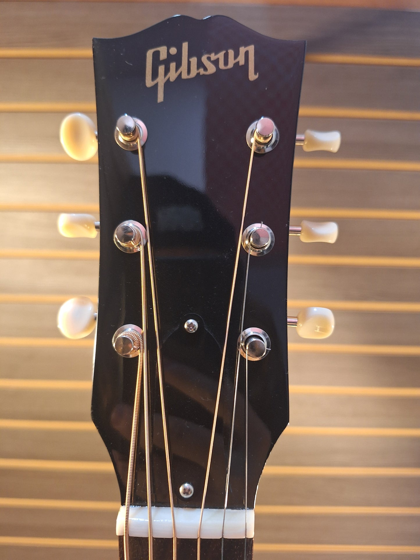 Gibson 50s J-45 Original Ebony Acousti Electric Guitar with Hardcase