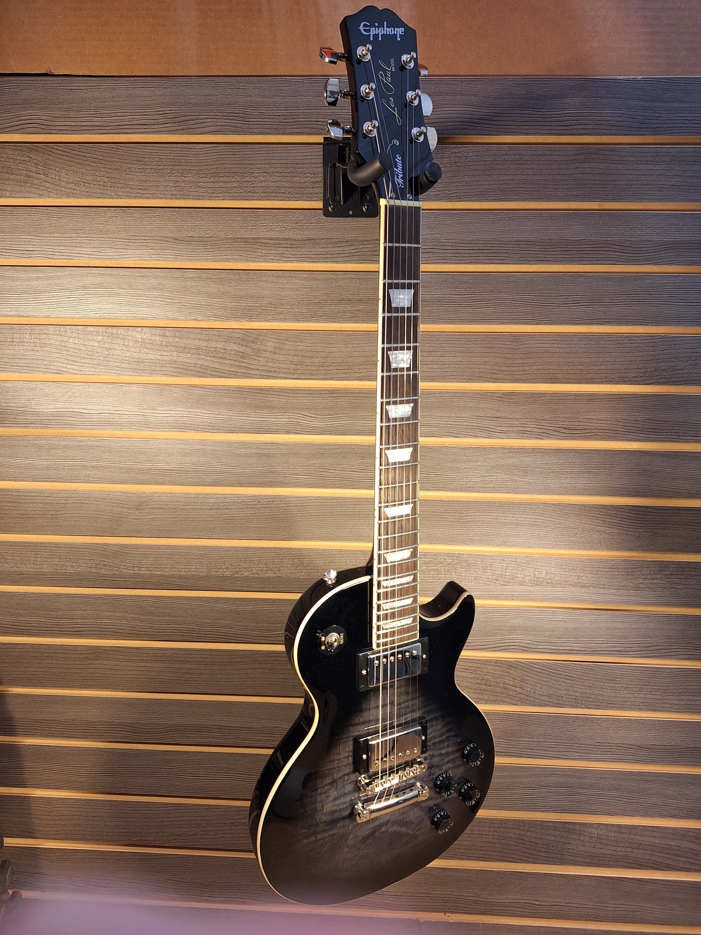 Epiphone Les Paul Tribute Plus Electric Guitar Ebony Burst