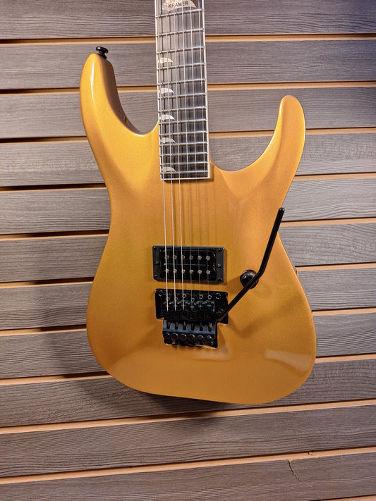 Kramer SM-1H Buzzsaw Gold Electric Guitar