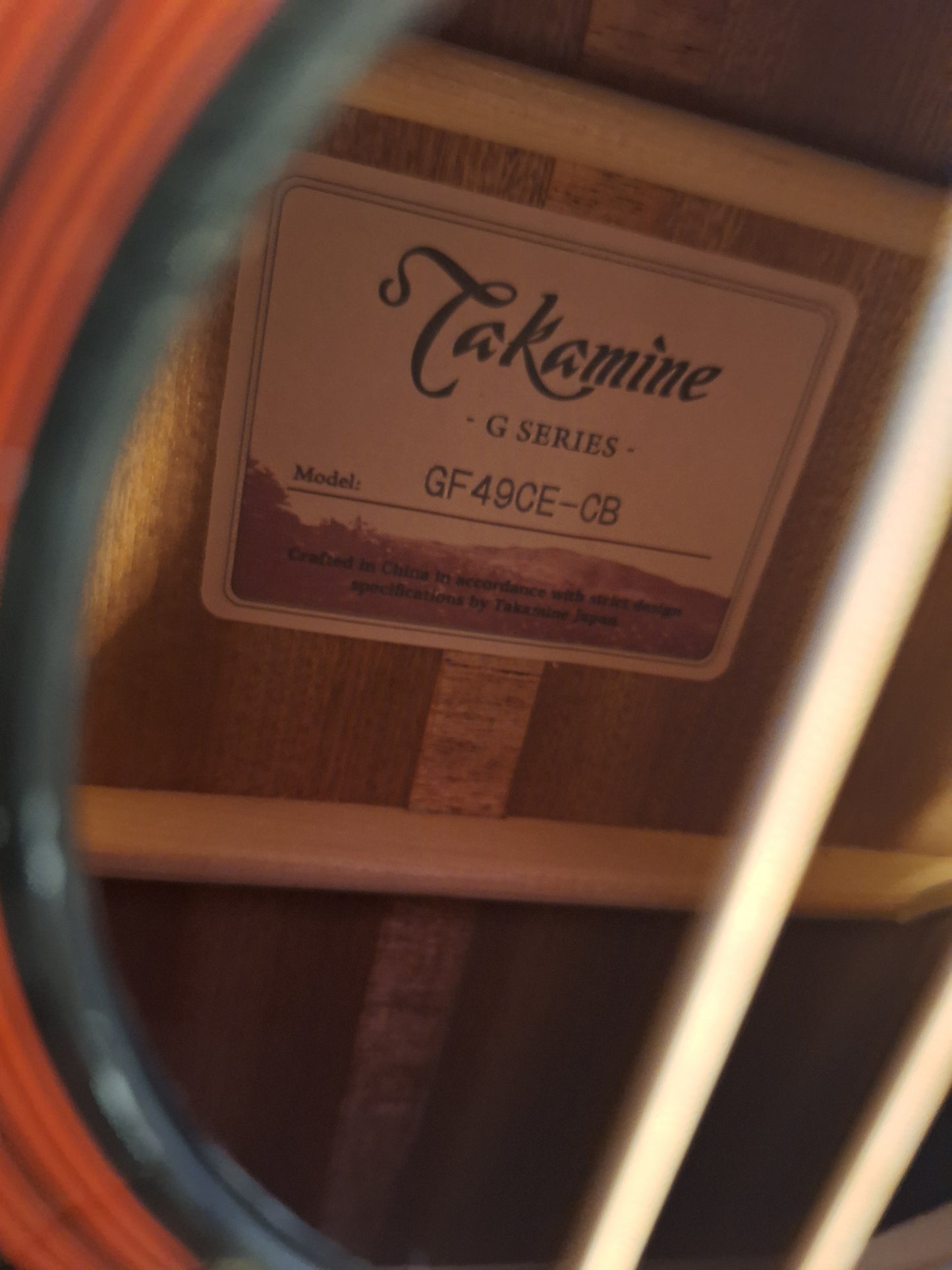 Takamine GF49CECB Acoustic Electric Guitar