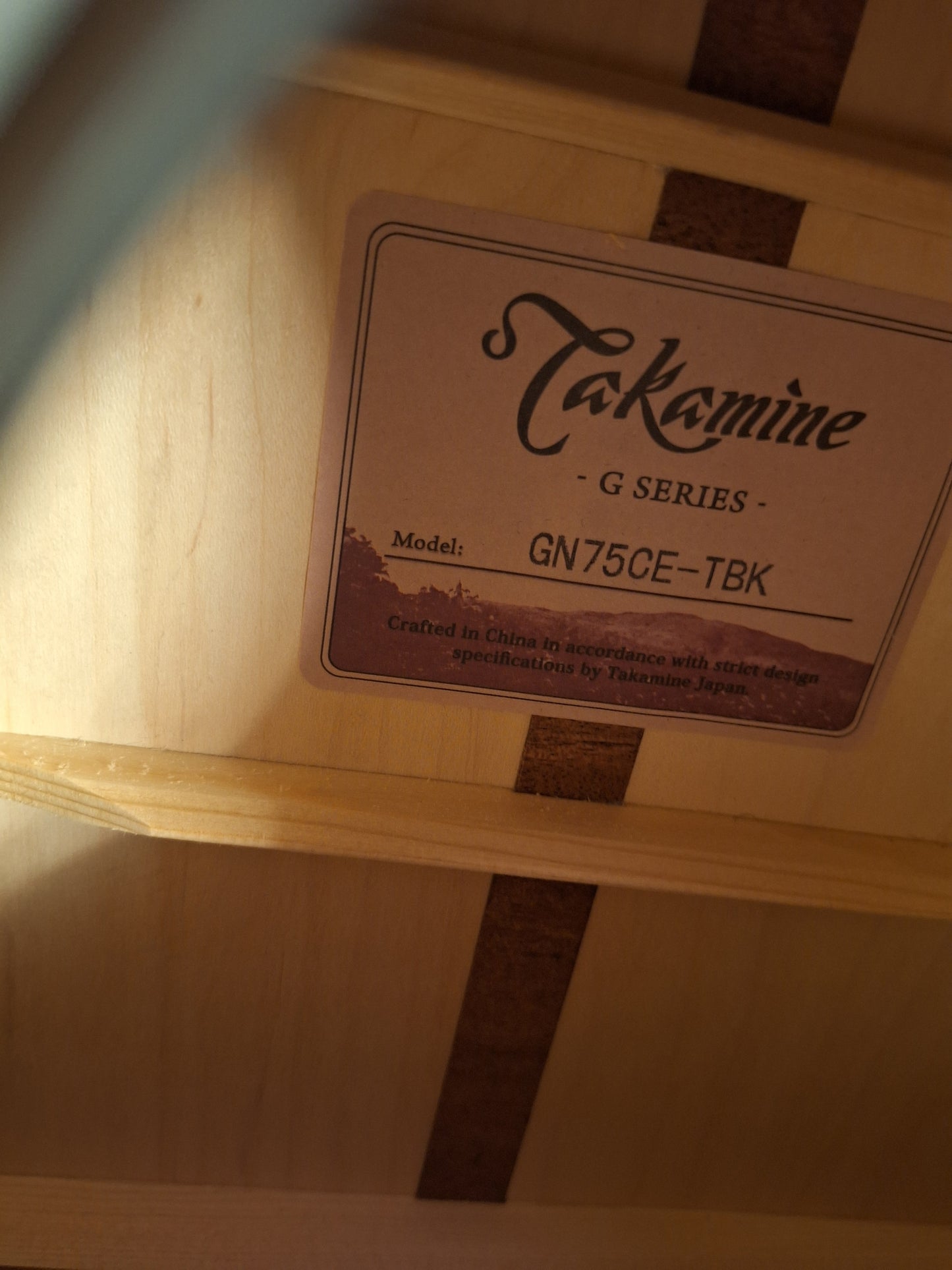 Takamine GN75CETBK Acoustic Electric Guitar