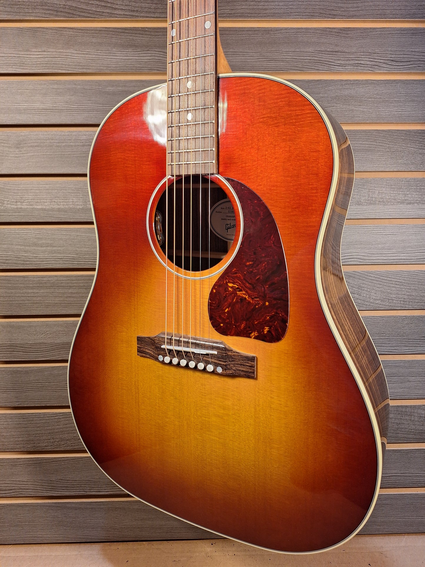 Gibson J-45 Stand Rosewood Burst With Hard Case