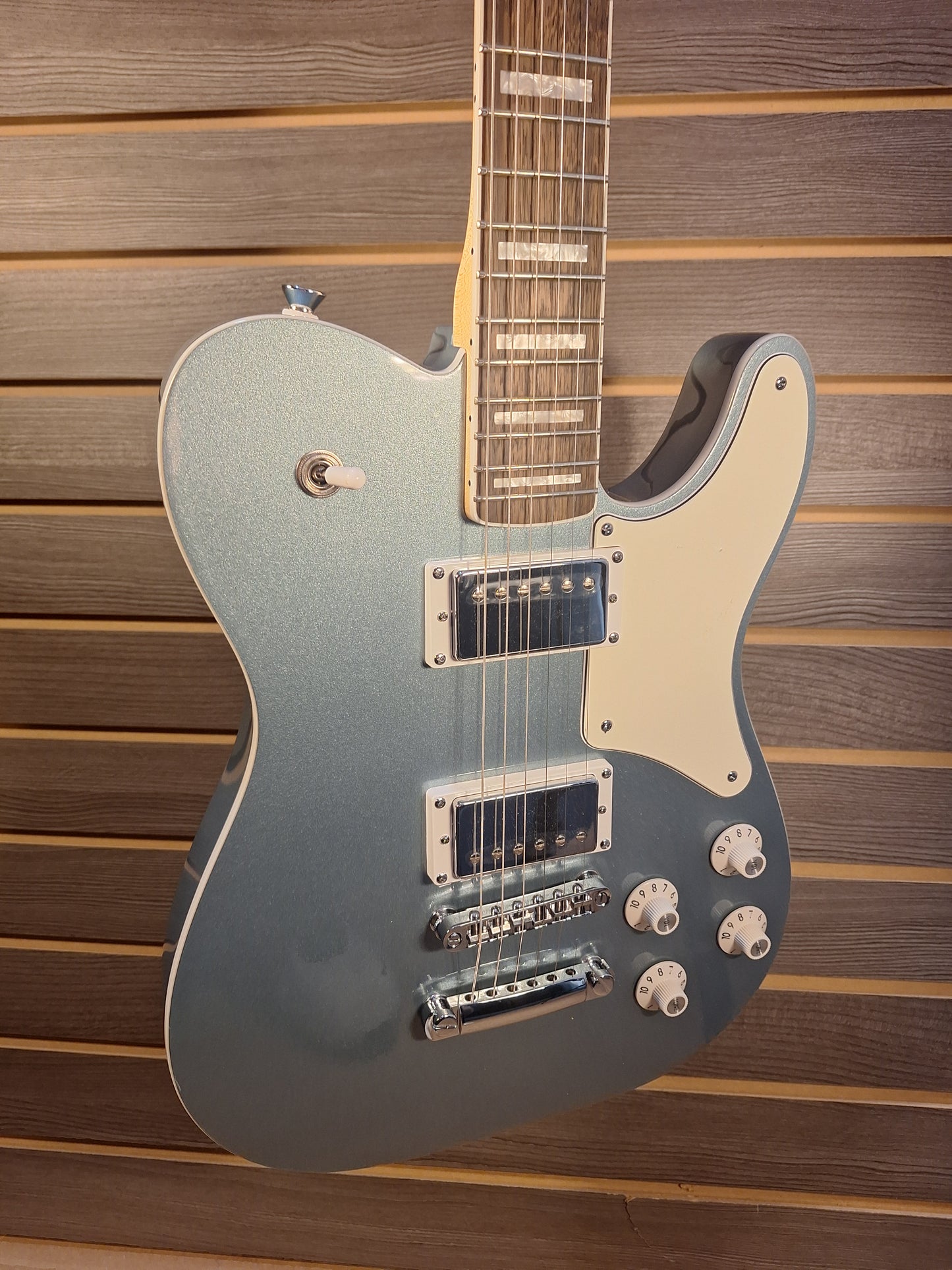 "Used" Fender Squier Telecaster LE TM Delux LRL PPG MH IMB