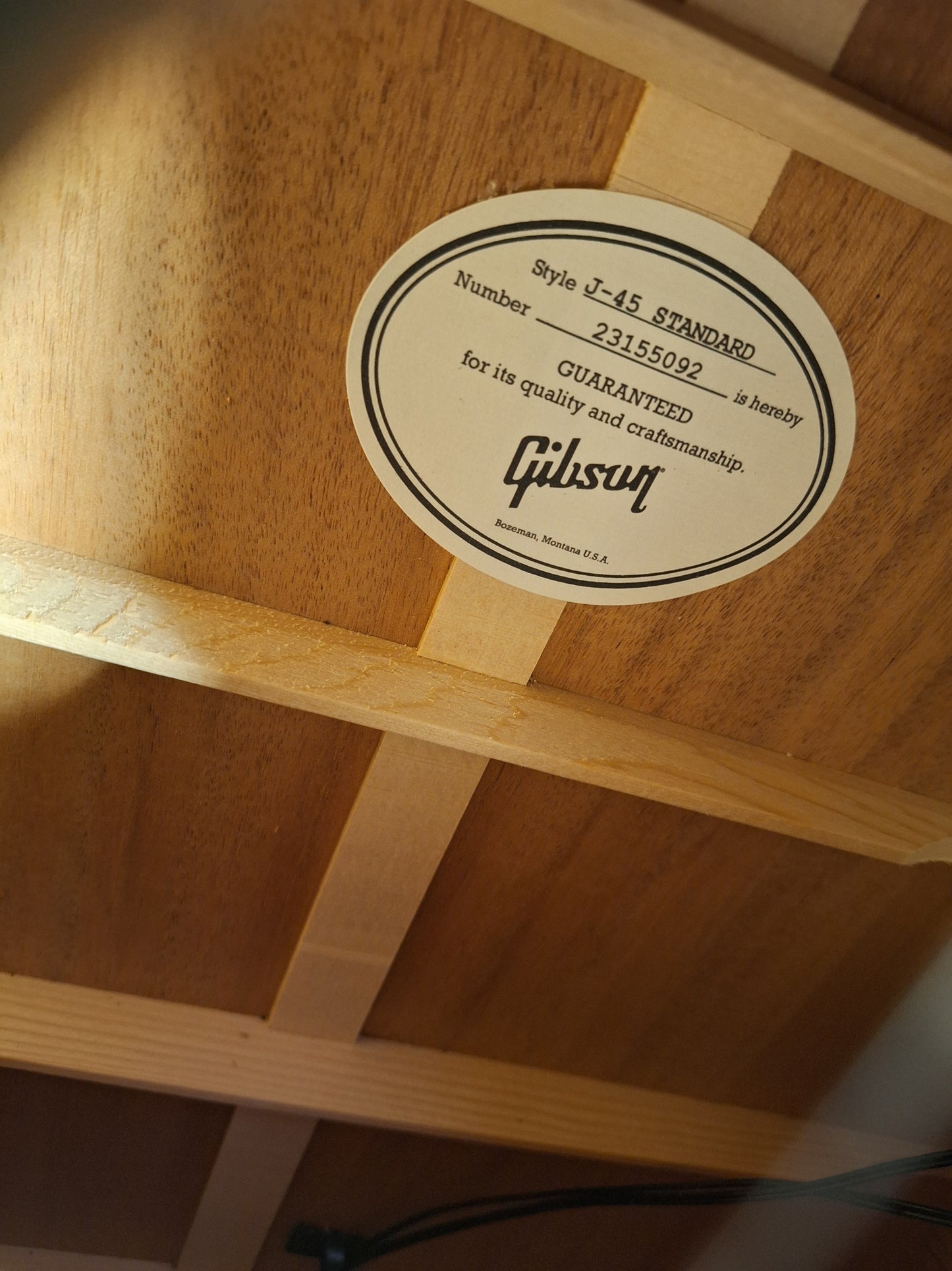 Gibson J-45 Standard (Left-handed) Acoustic\electric Guitar With Hardcase