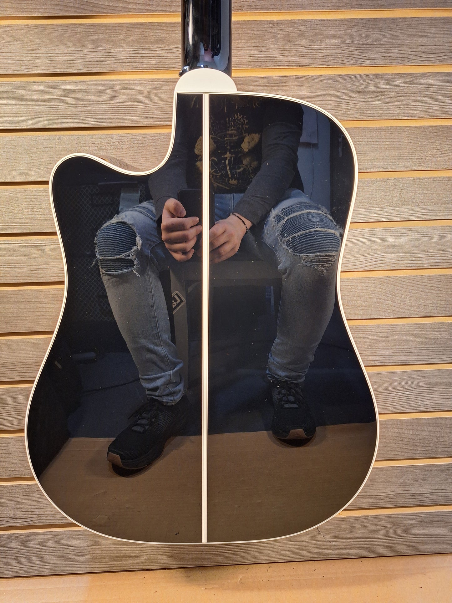 Takamine Legacy EF381SC Acoustic/Electric Guitar With Soft Case