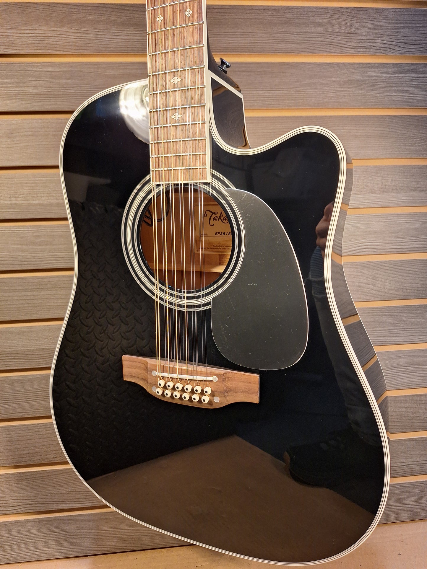 Takamine Legacy EF381SC Acoustic/Electric Guitar With Soft Case