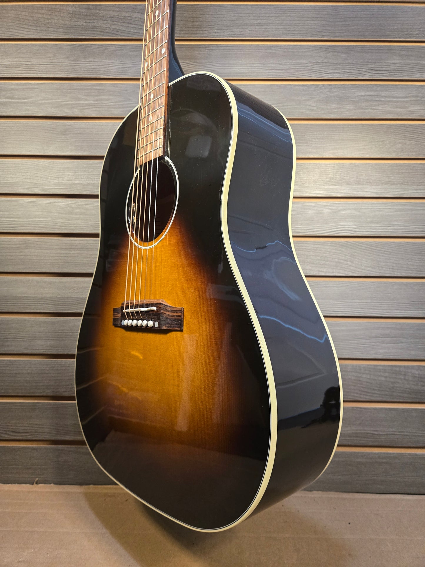 Gibson Slash J-45 November Burst Acoustic Electric Guitar With Hard Case