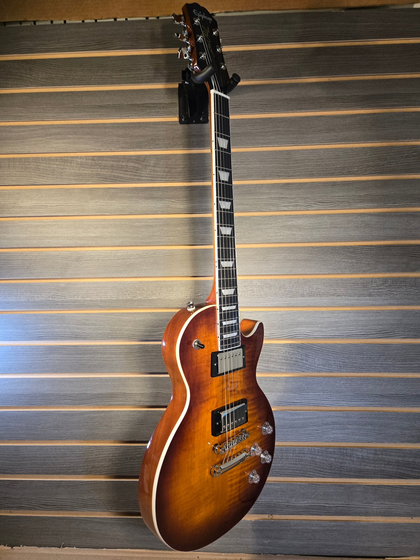 Epiphone Les Paul Modern Figured Mohave Burst Electric Guitar With Premium Gig Bag