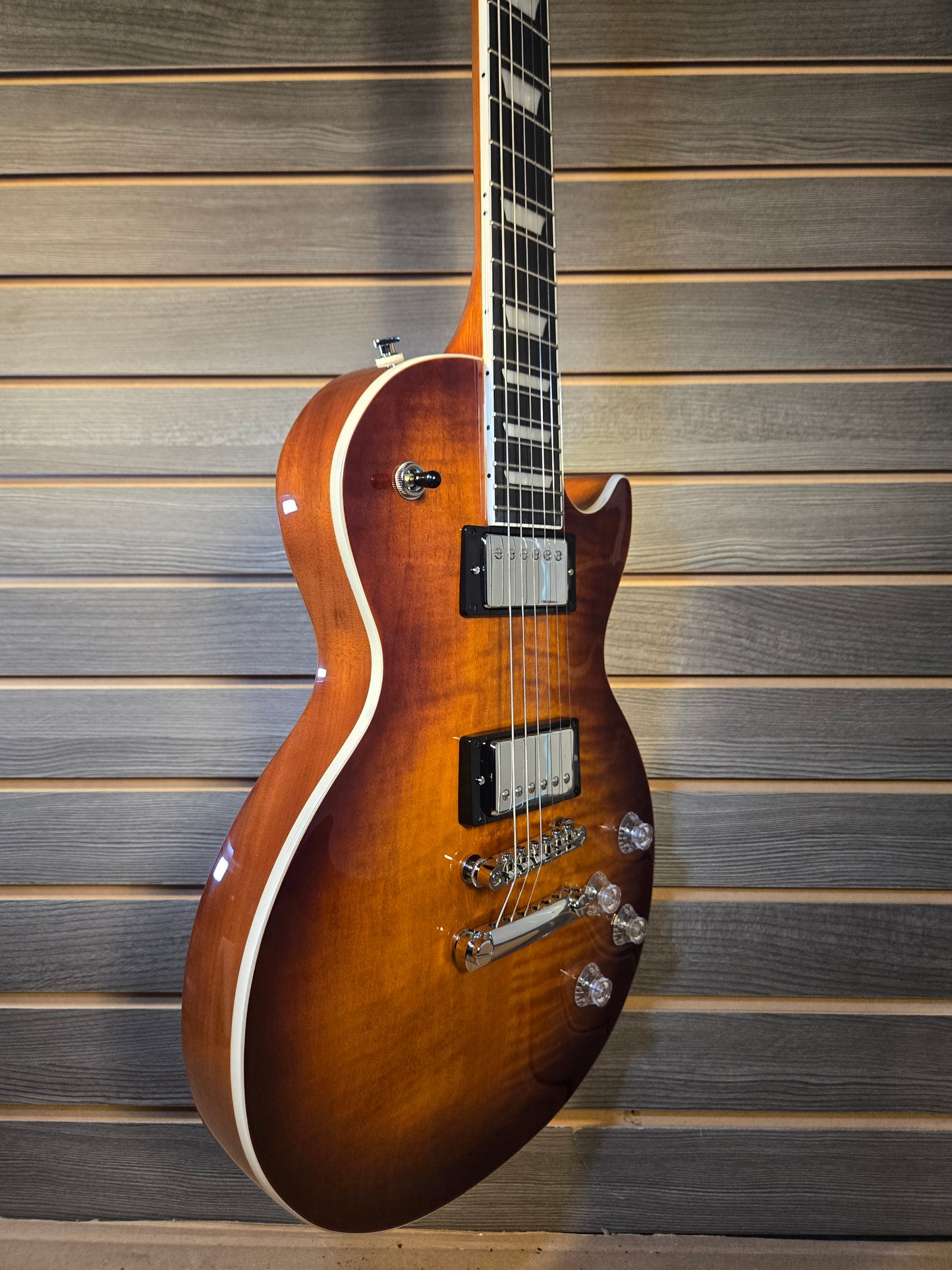 Epiphone Les Paul Modern Figured Mohave Burst Electric Guitar With Premium Gig Bag