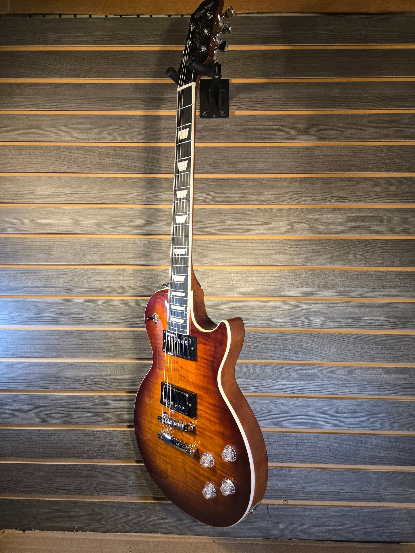Epiphone Les Paul Modern Figured Mohave Burst Electric Guitar With Premium Gig Bag
