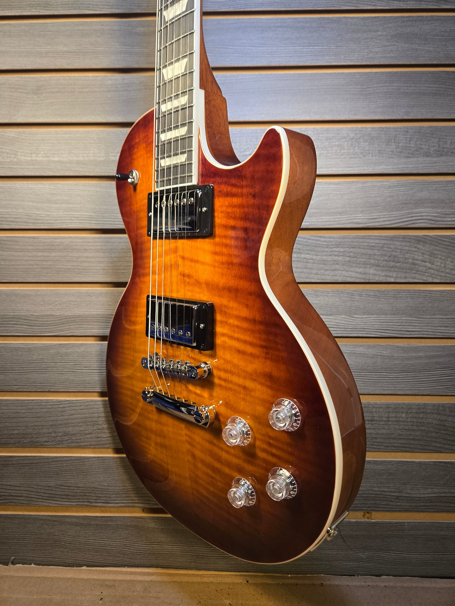 Epiphone Les Paul Modern Figured Mohave Burst Electric Guitar With Premium Gig Bag