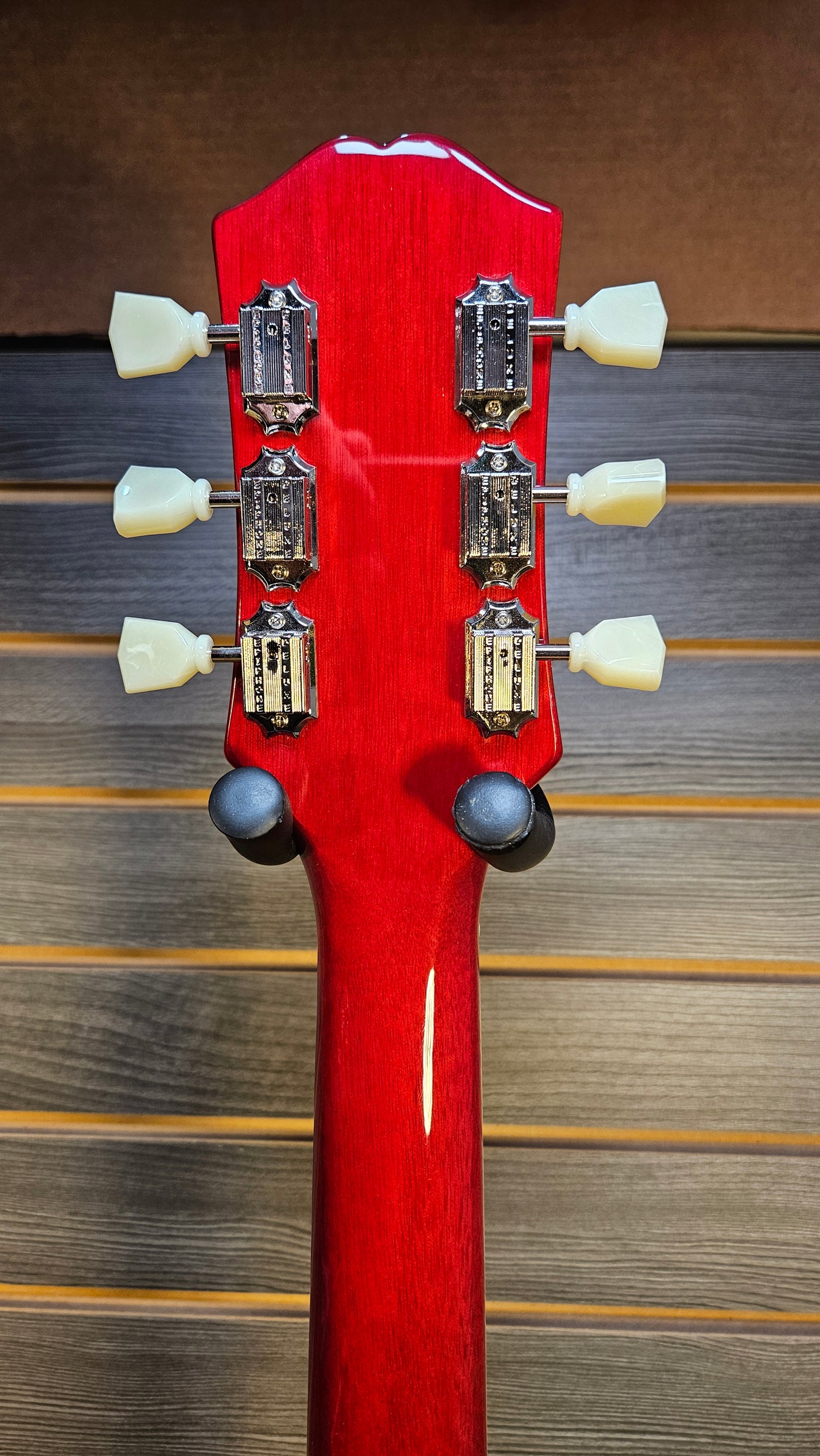 Epiphone ES-335 Cherry Figured Electric Guitar With Premium Gigbag