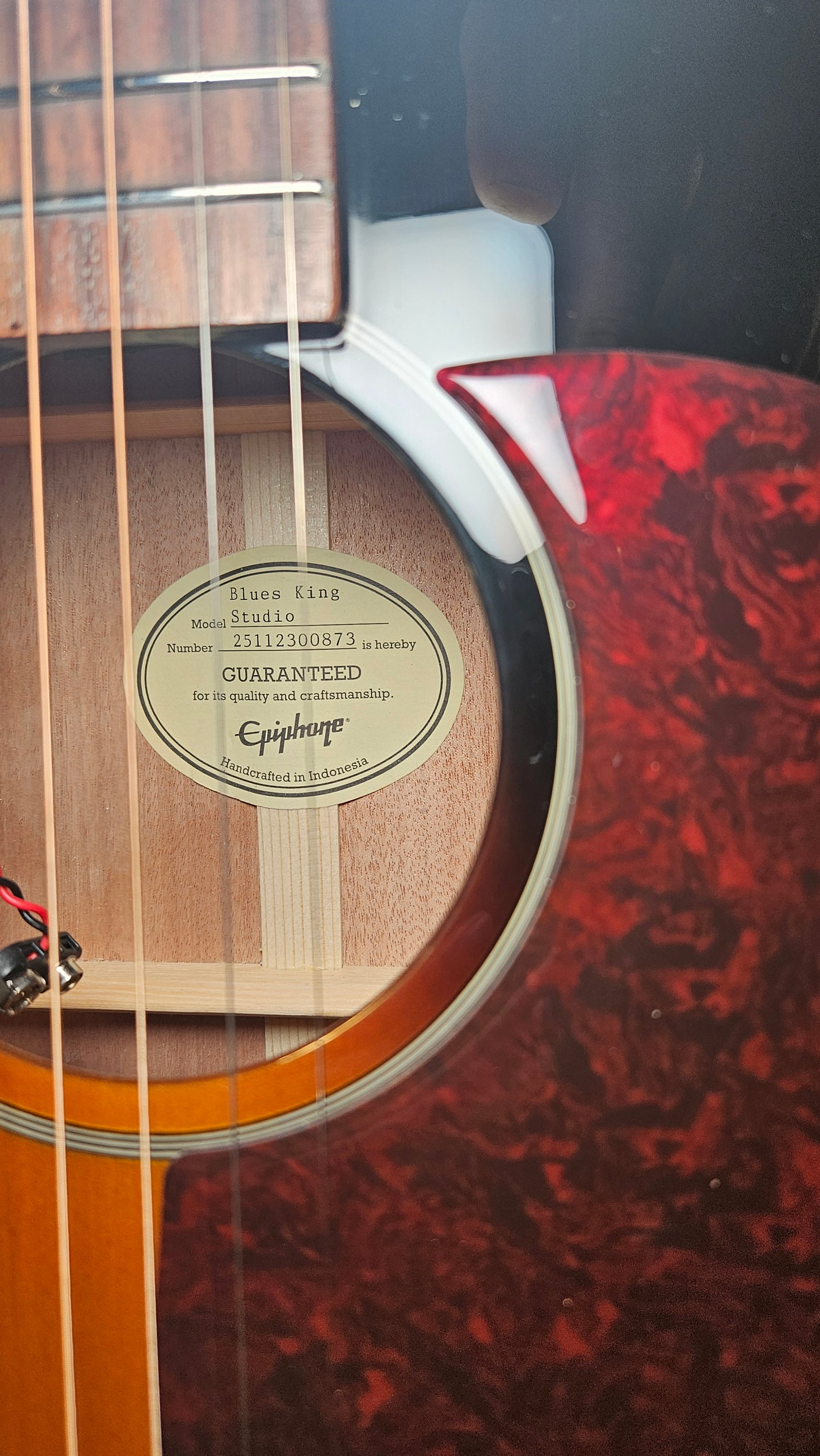 Epiphone Blues King Studio Acoustic Guitar With Gig Bag