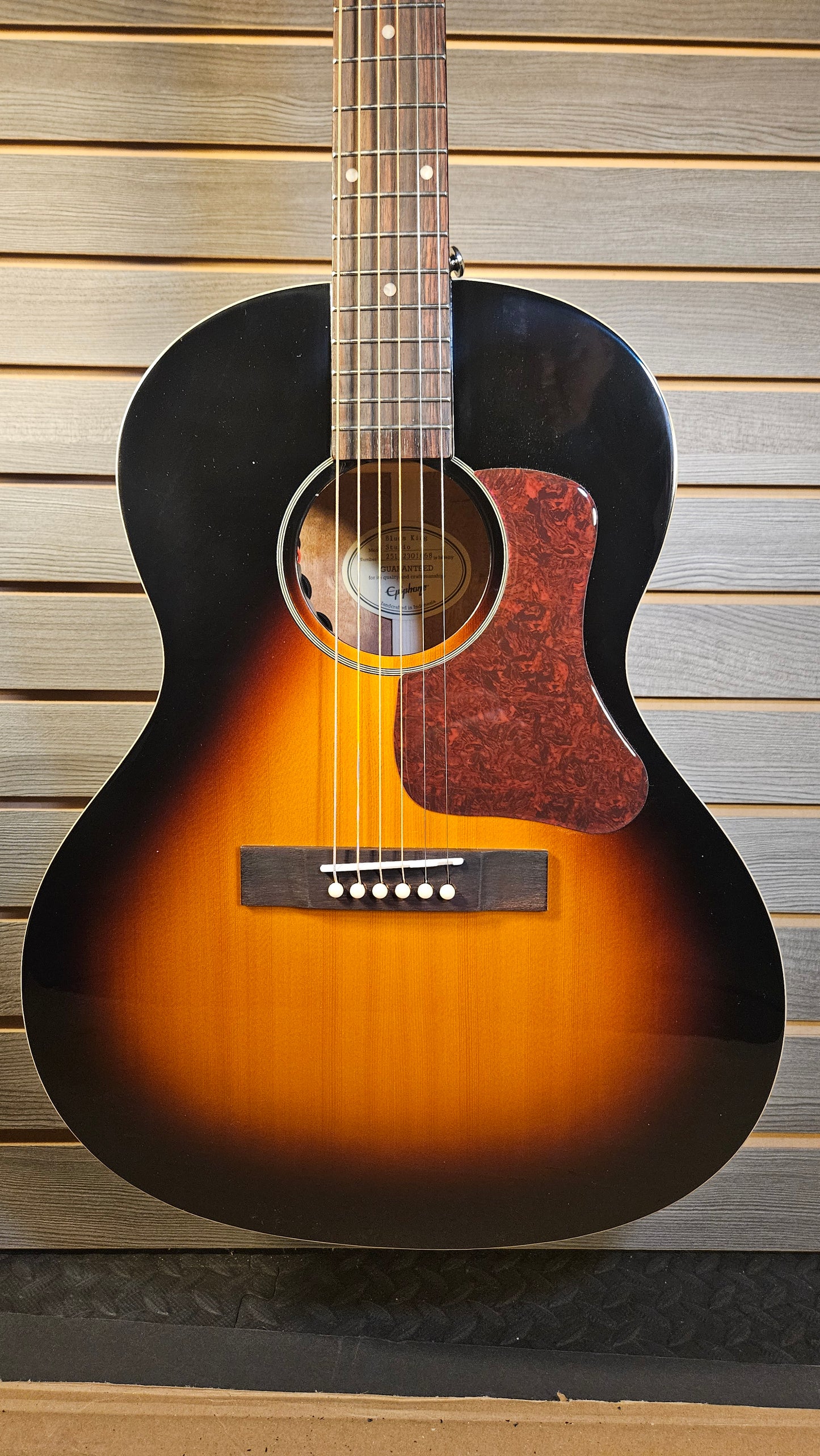 Epiphone Blues King Studio Acoustic Electric Guitar With Gig Bag